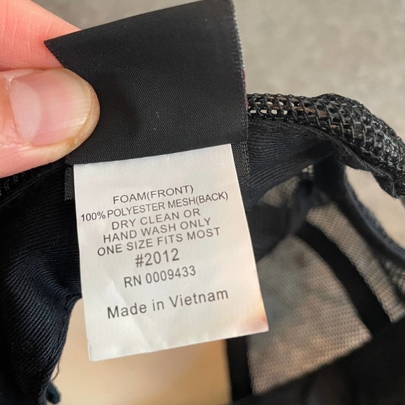 Black White Trucker Snapback Hat Cap Plain Blank Magic Headwear 90s Retro - Picture 9 of 10